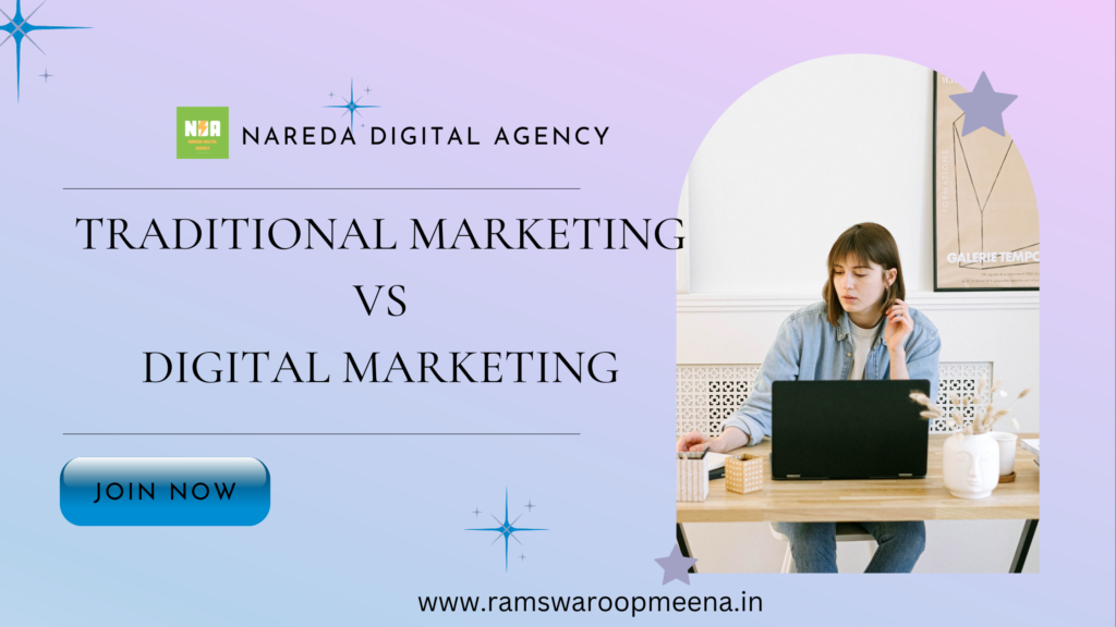Traditional Marketing Vs Digital Marketing